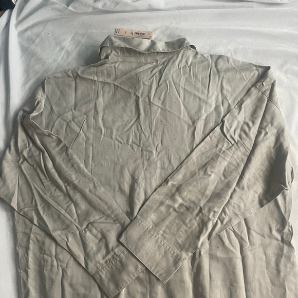 Victoria's Secret womens Grey Dot Flannel Nightshirt size medium - Picture 9 of 12